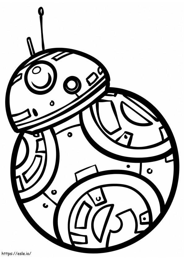 BB 8 Free Printable coloring page