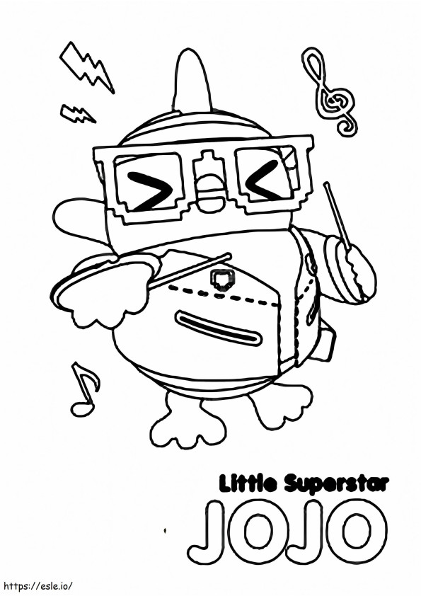 Little Superstar Jojo coloring page