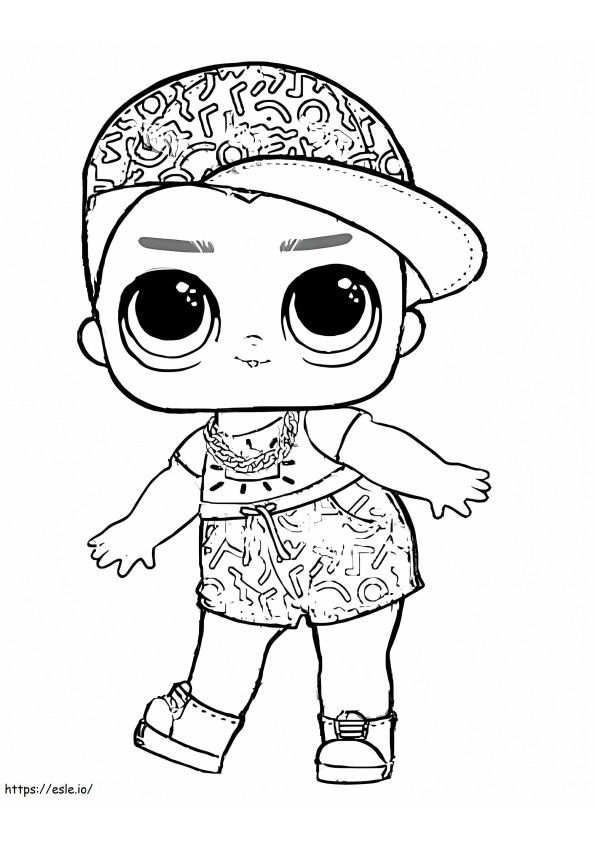 Chico Genial LOL coloring page