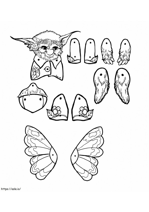 Free Puppet coloring page