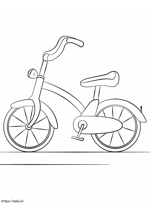 Coloriage Bon vélo à imprimer dessin