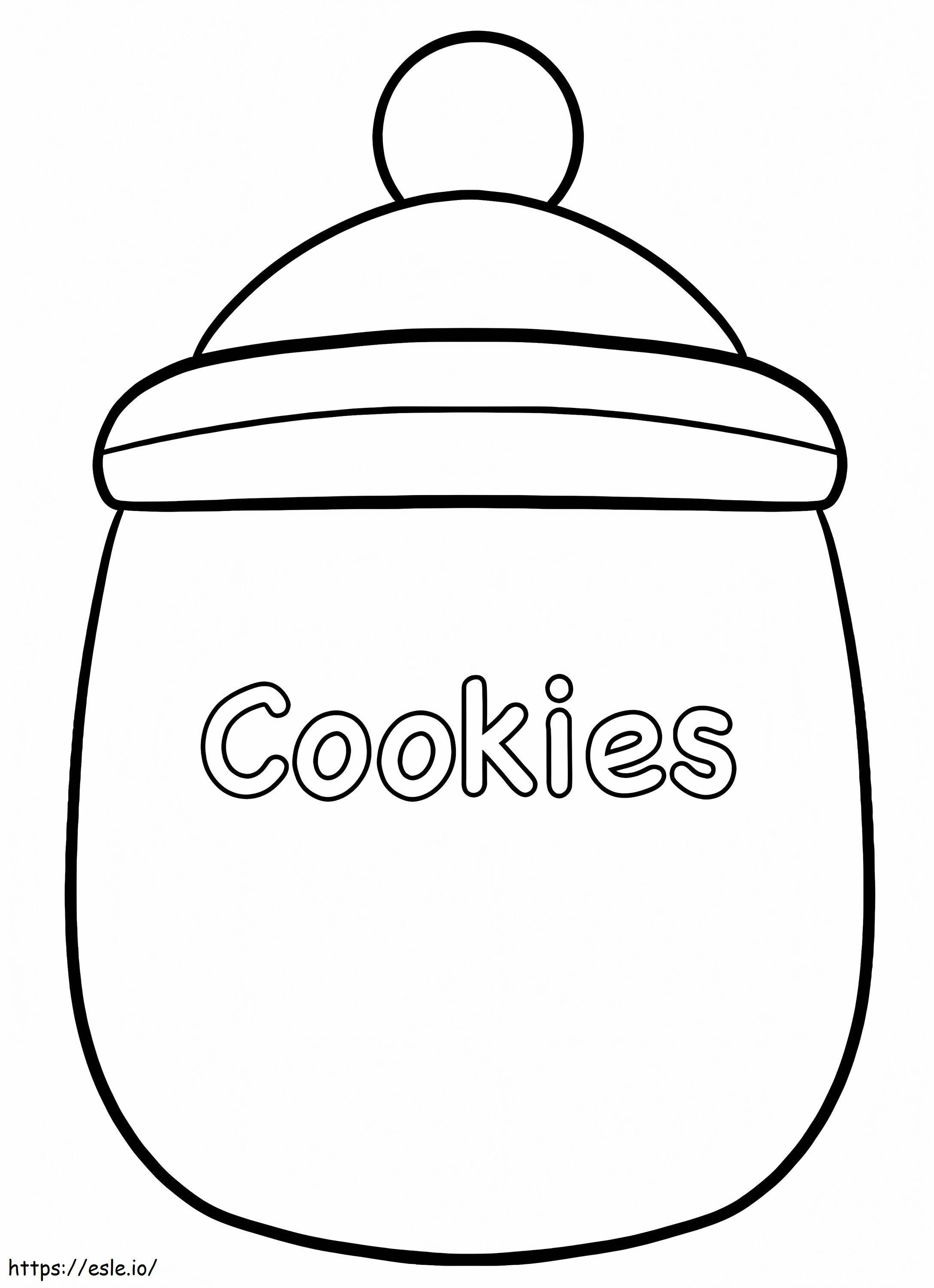 Cookie Jar 2 coloring page