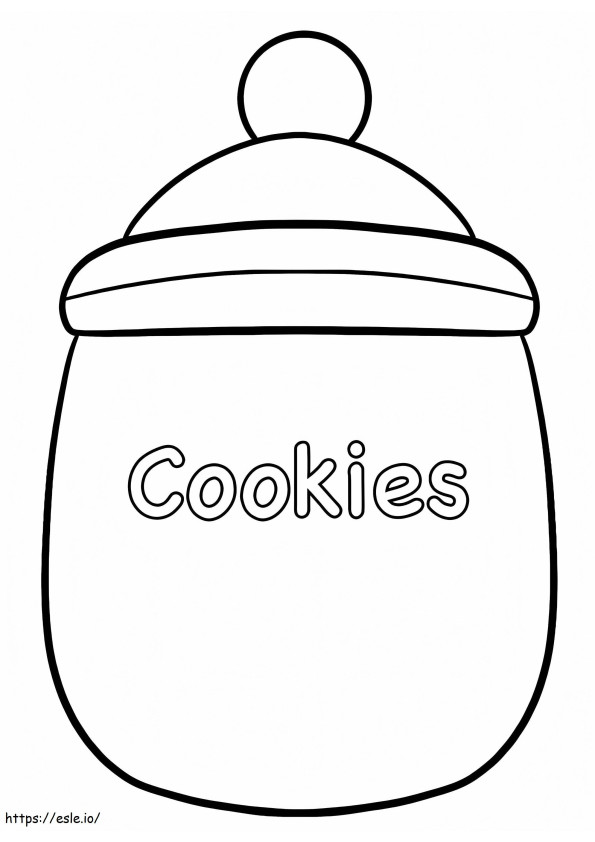 Cookie Jar 2 coloring page