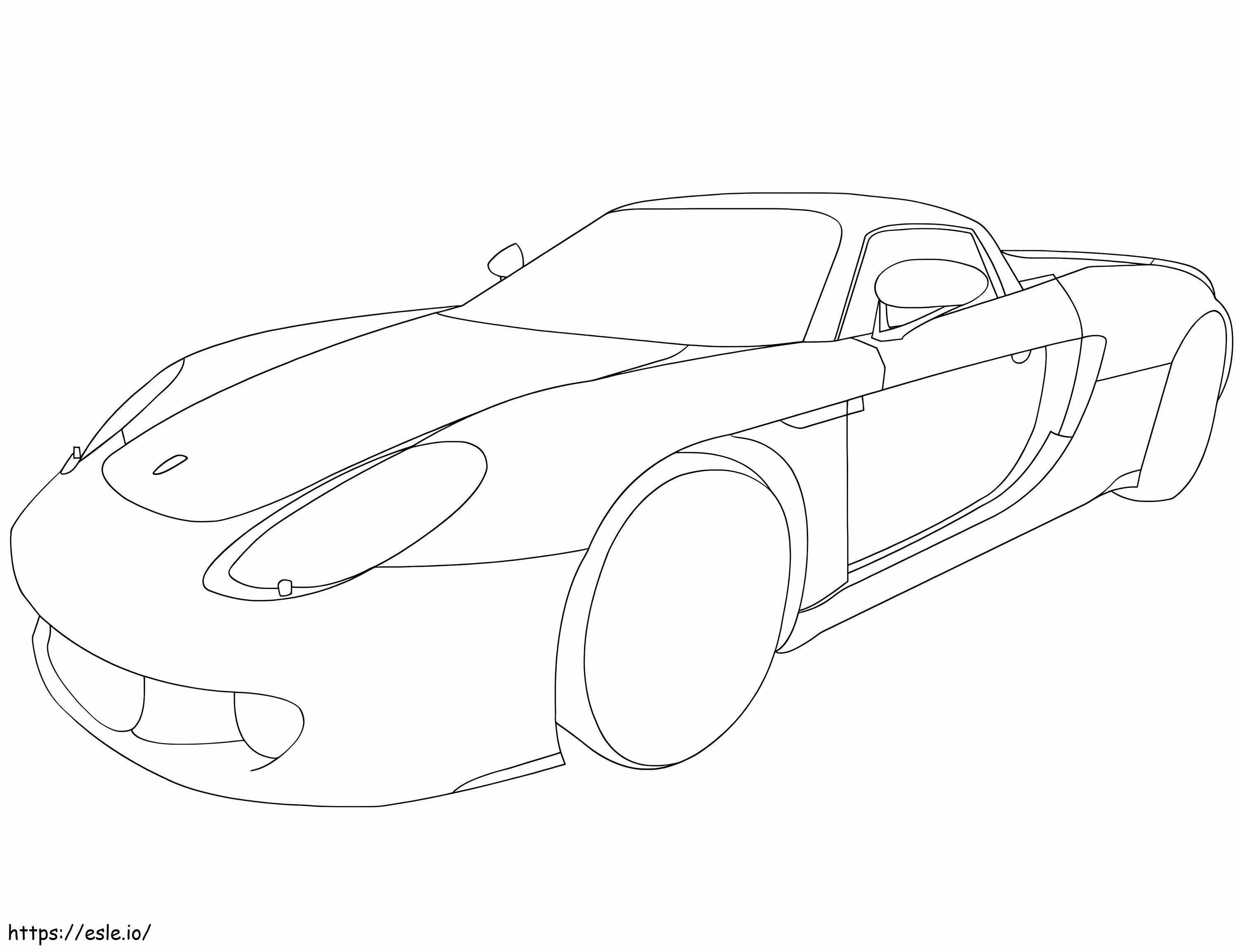 Porsche Carrera Gt coloring page