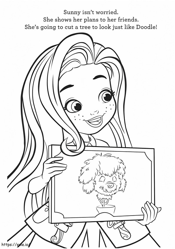 Sunny And Picture coloring page