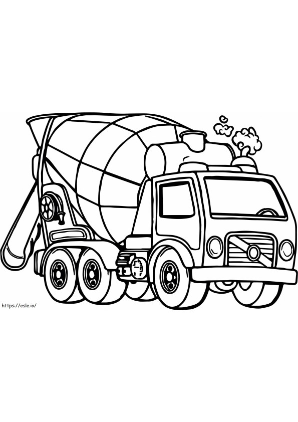 Truck Of Excellence coloring page