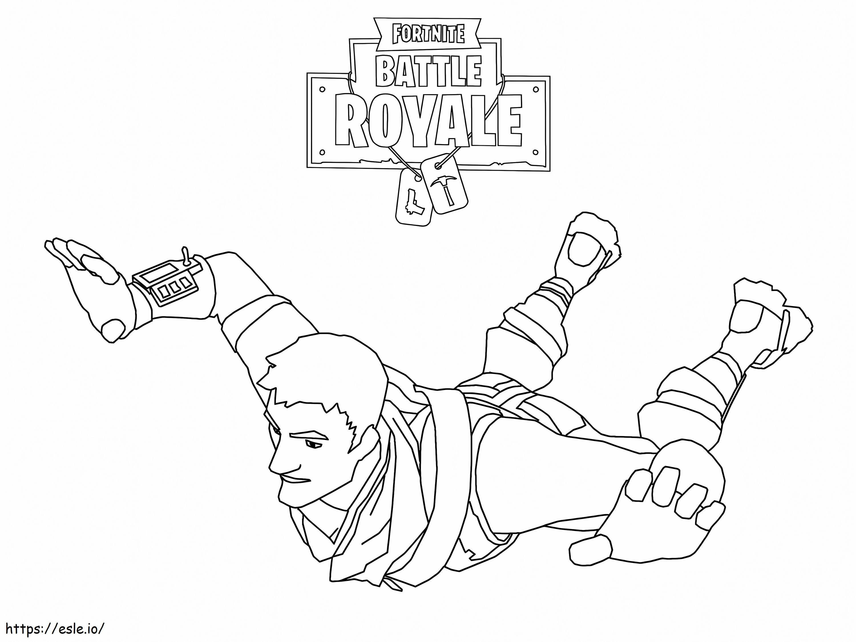 Fortnite 008 coloring page
