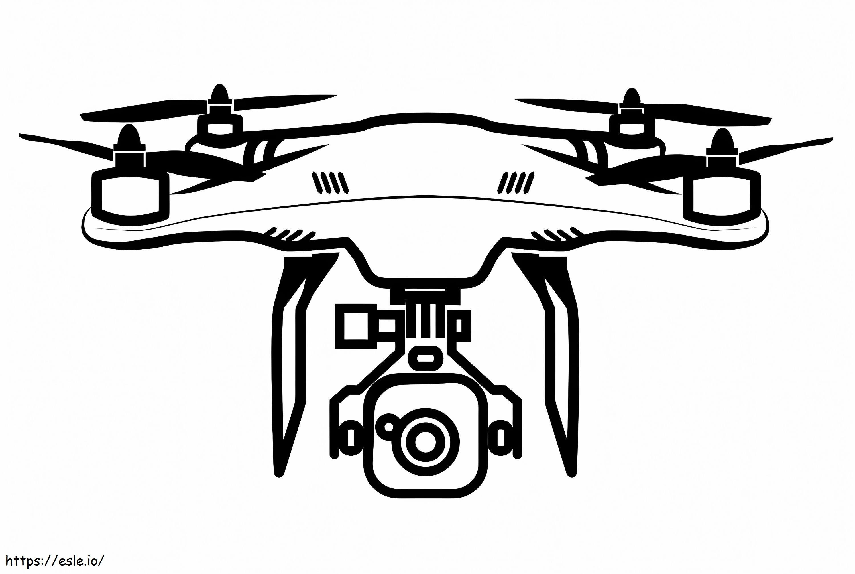 Drohne drucken ausmalbilder