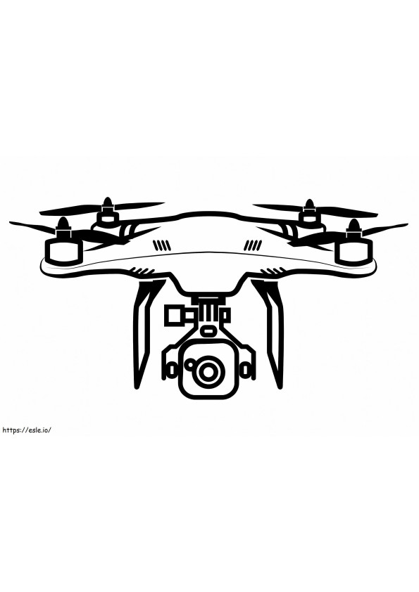 Print Drone värityskuva