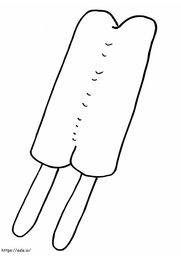 Popsicle Printable coloring page
