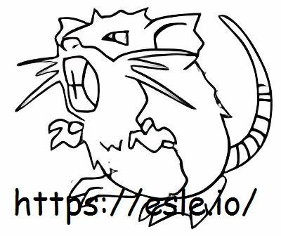 Rattatac coloring page