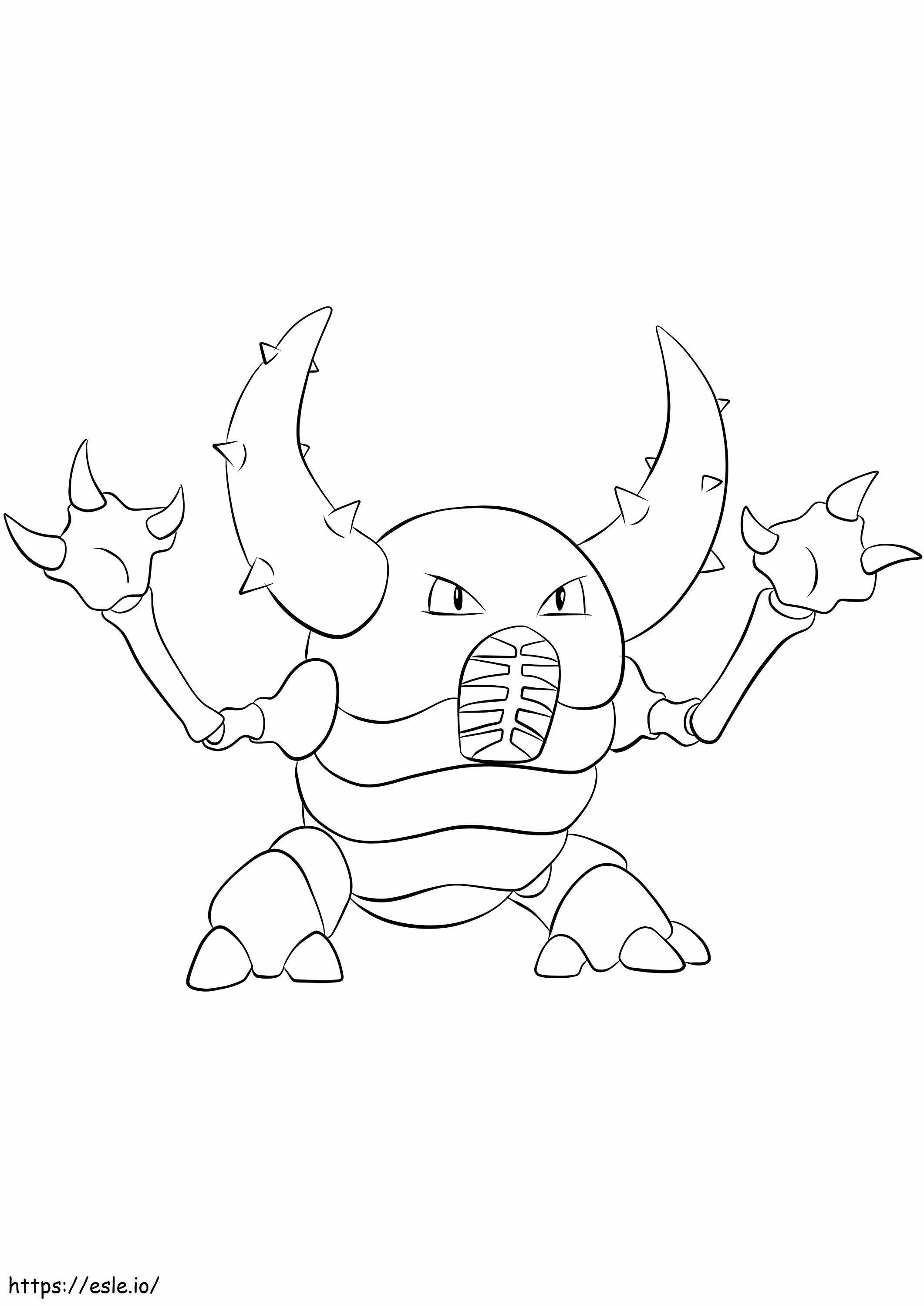 Pokémon Pinsir 1 para colorear