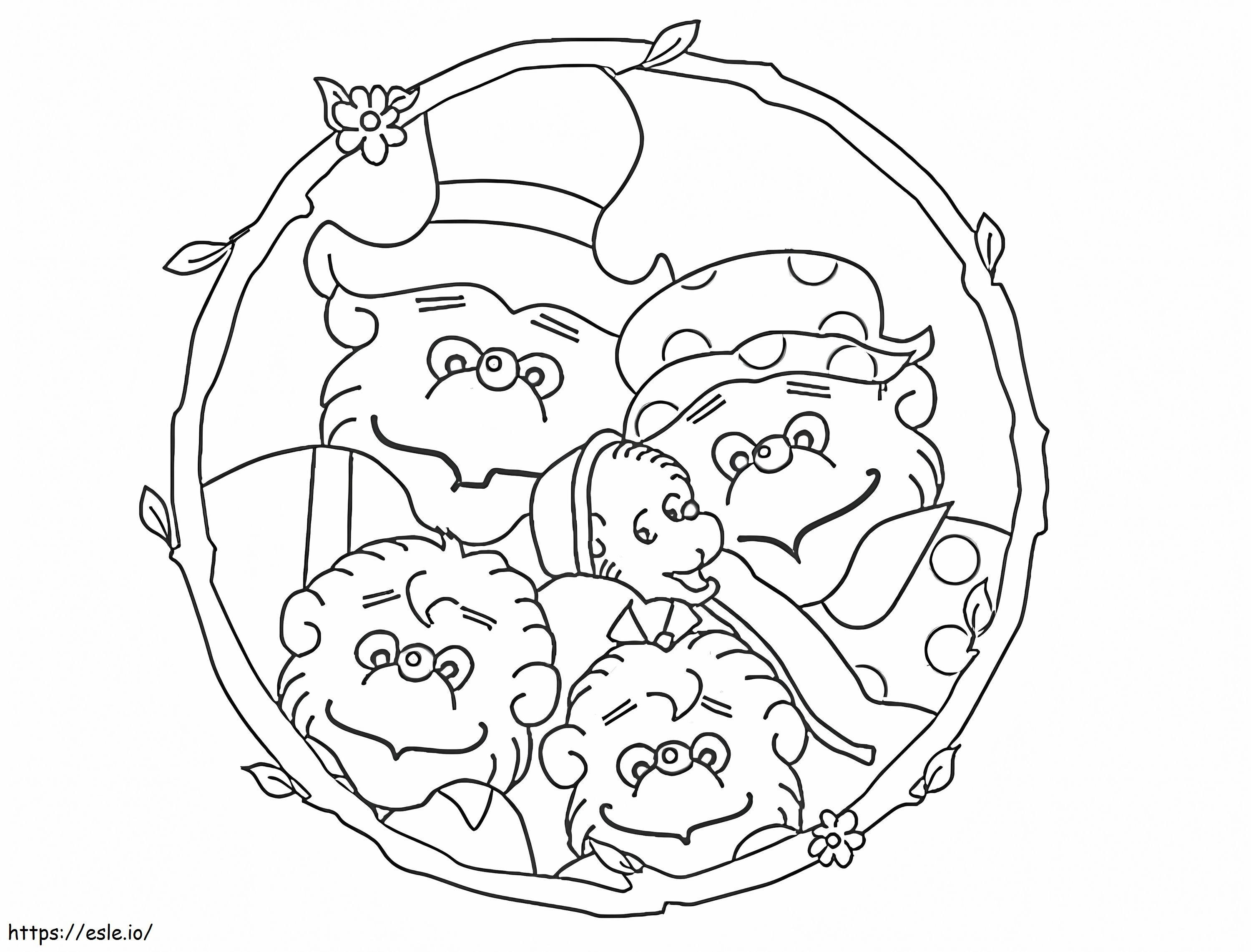 The Berenstain Bears coloring page