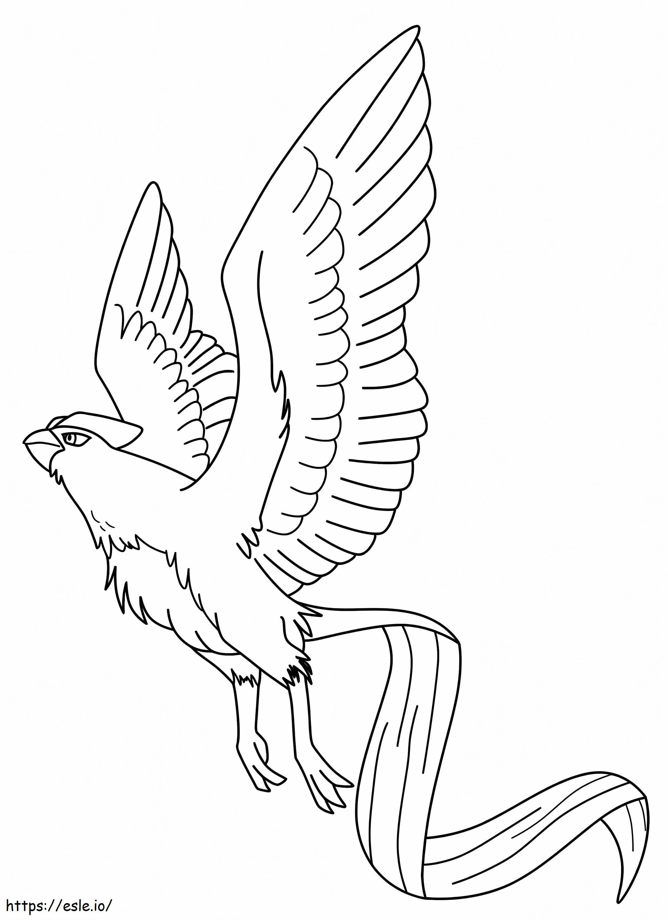 Articuno Flying coloring page