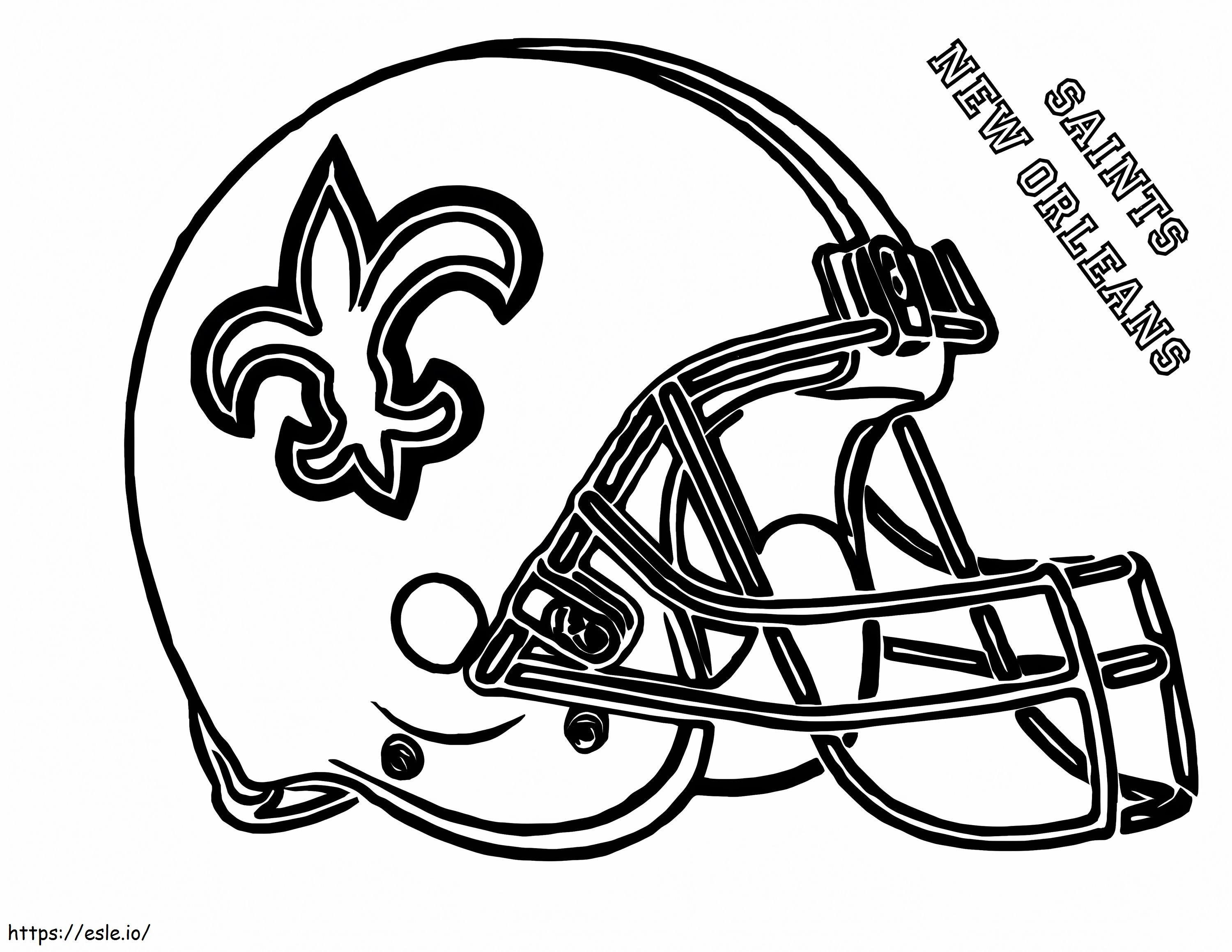 Saints New Orleans coloring page