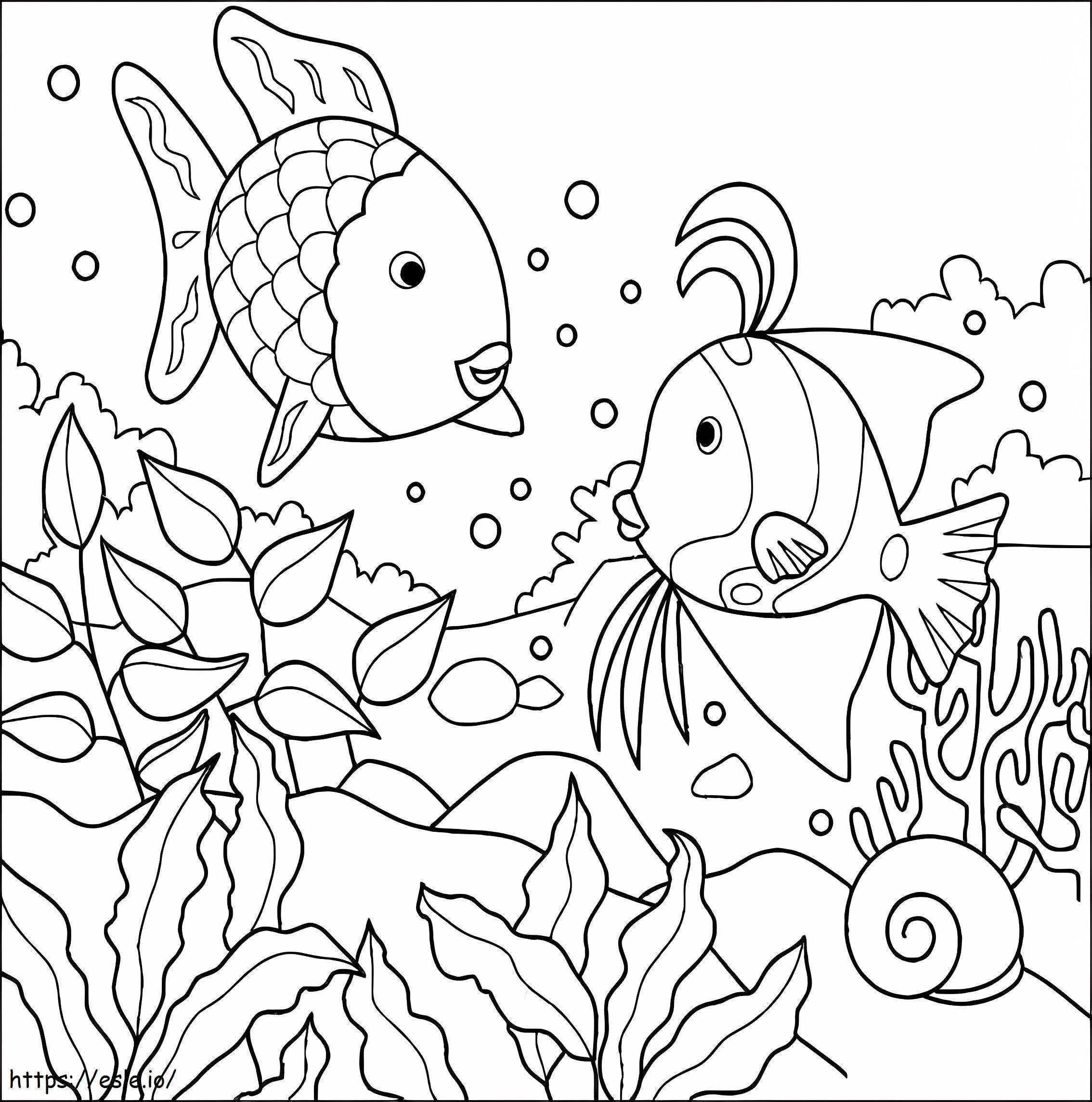 Ocean Scene coloring page