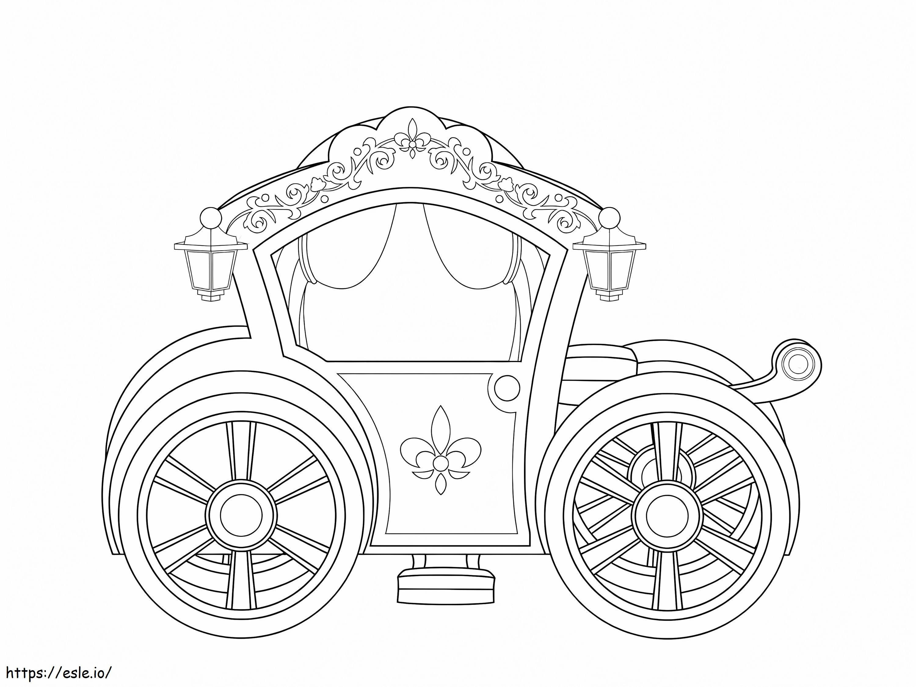 Cool Carriage coloring page