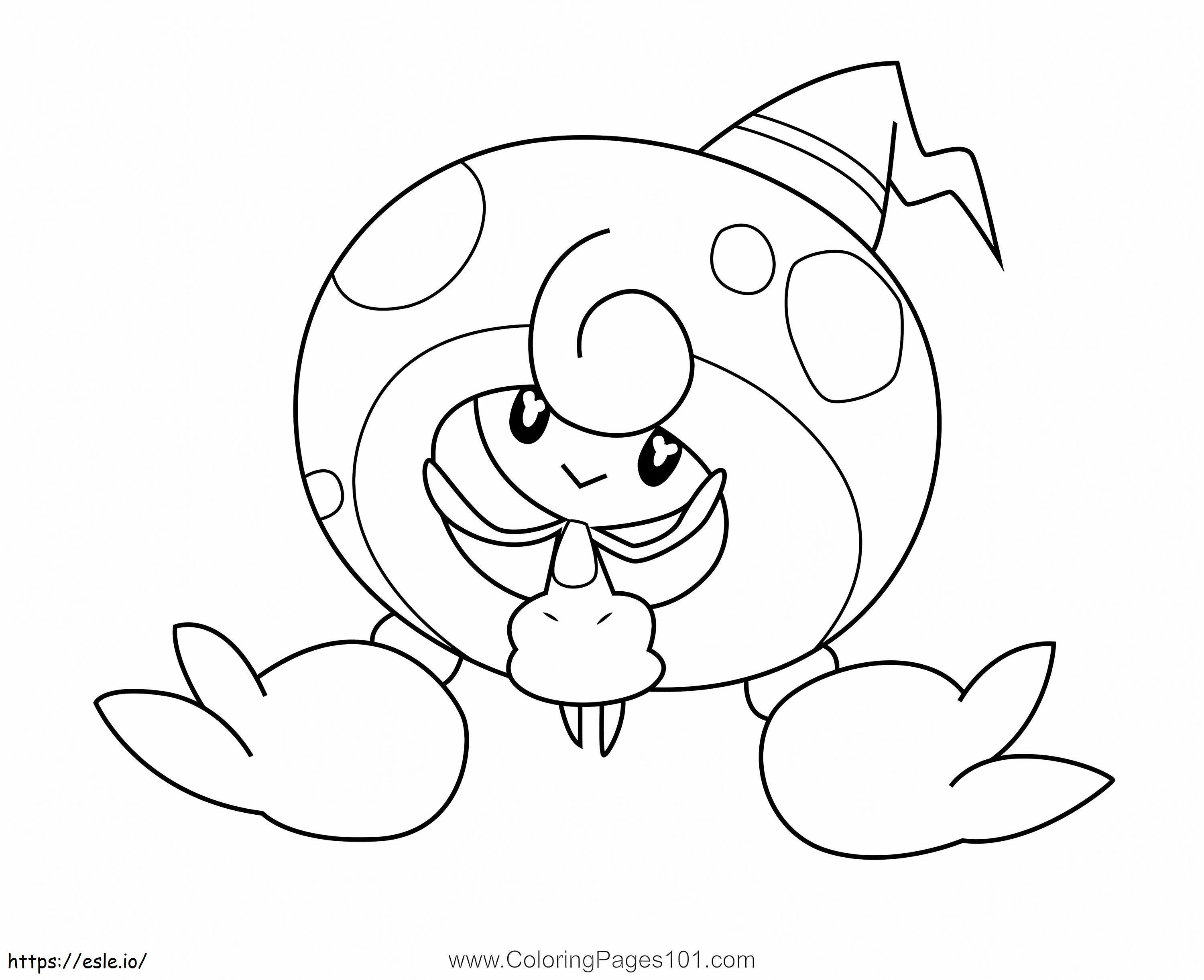 Coloriage Pokémon Hatterem à imprimer dessin