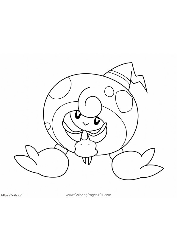 Coloriage Pokémon Hatterem à imprimer dessin