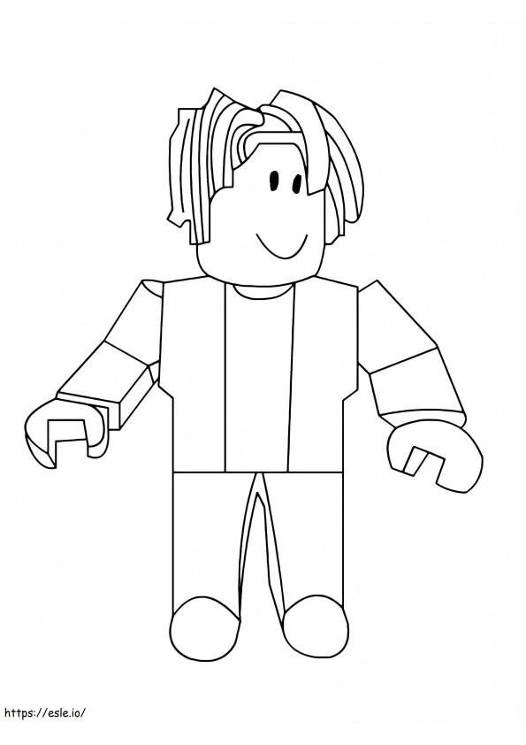 Roblox Basic Character coloring page