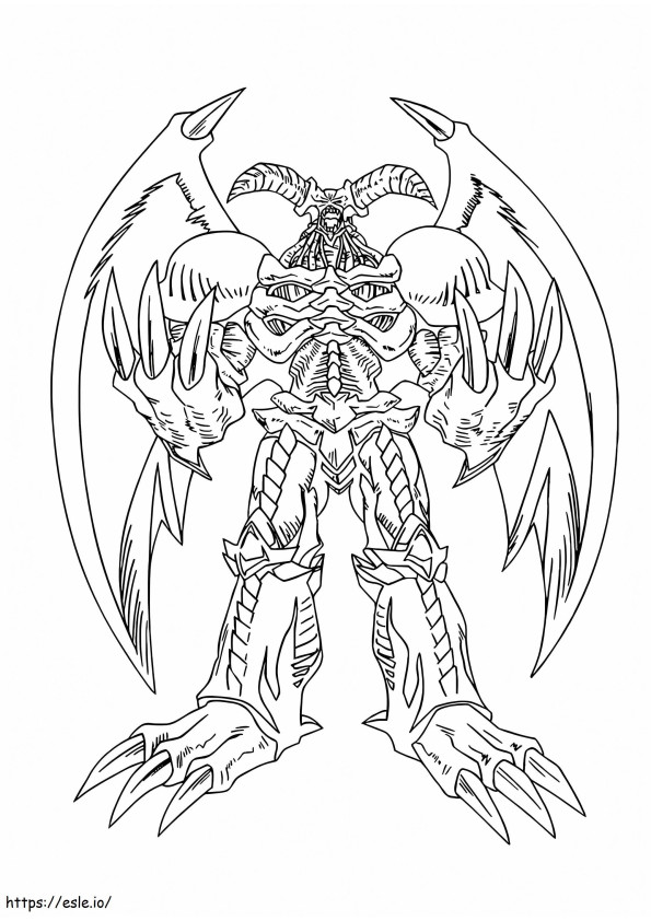 YuGiOh 7 coloring page
