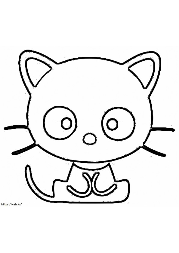 Free Chococat coloring page