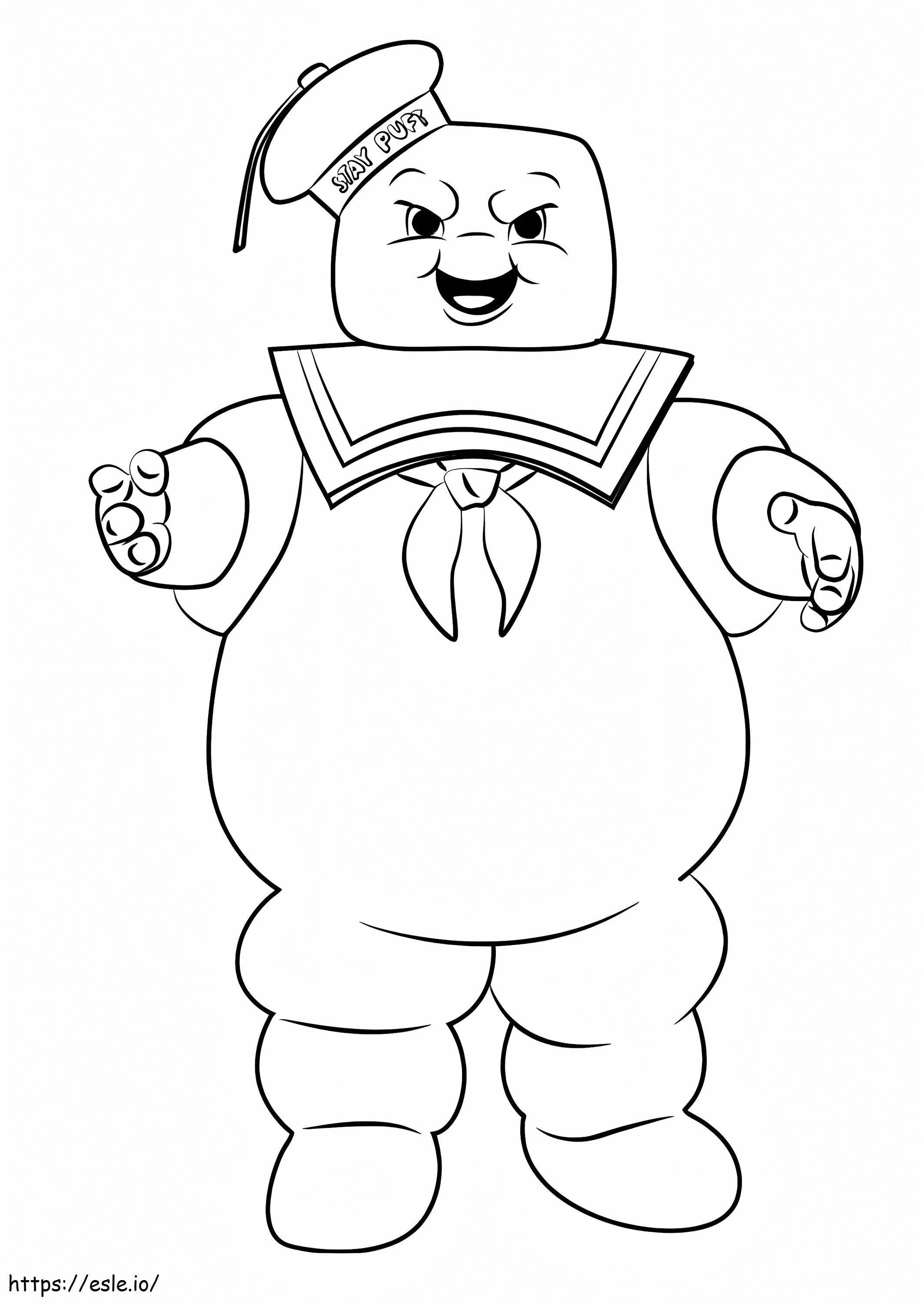 Angry Ghostbusters coloring page