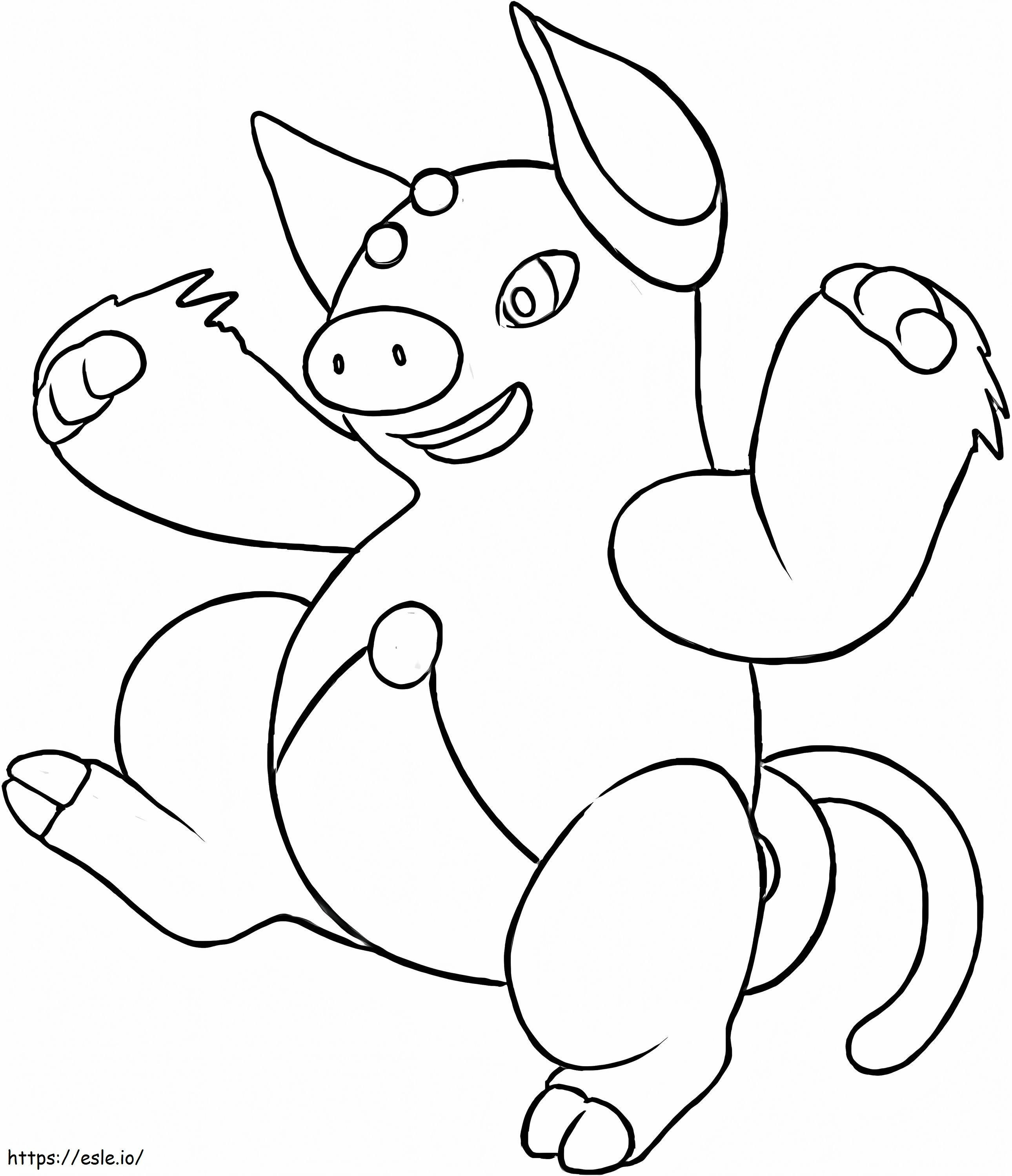 Coloriage Je ne suis pas Pokémon à imprimer dessin