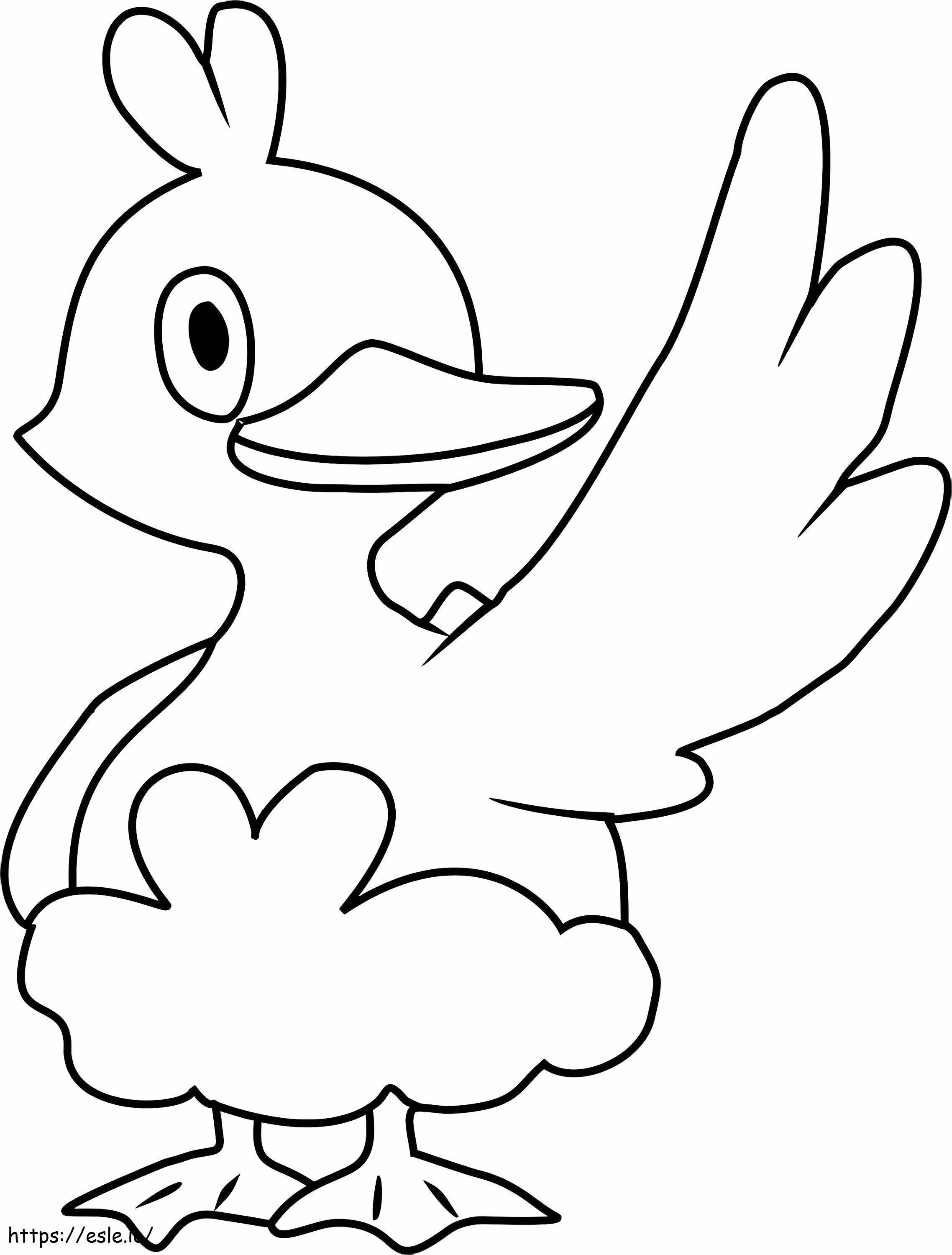 Pokémon Ducklett Gen 5 para colorir