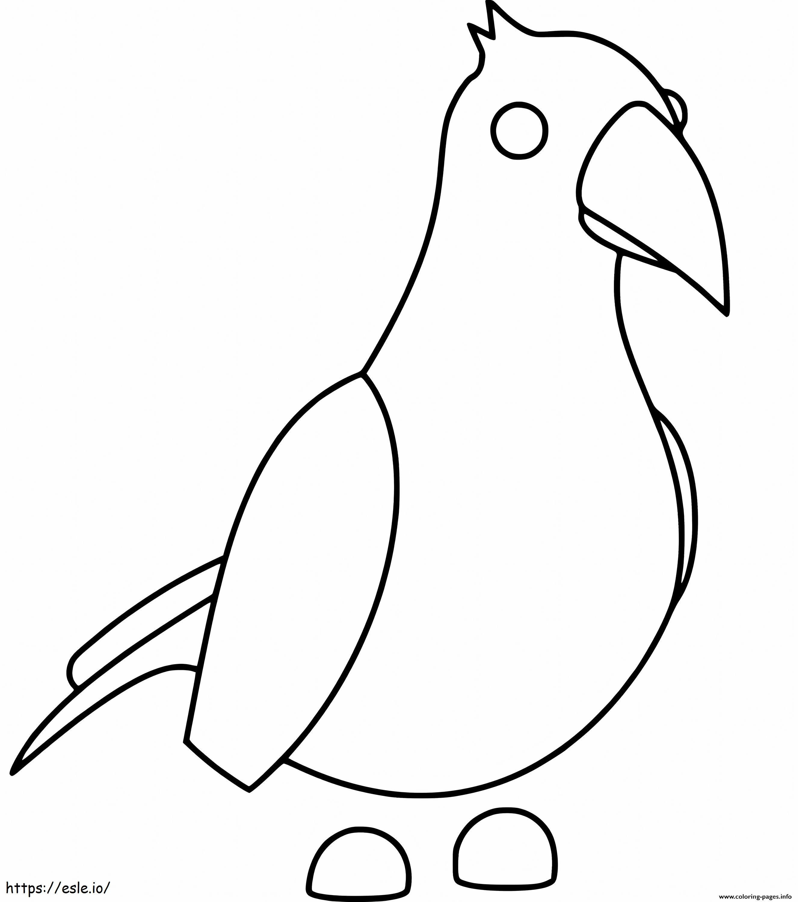 Roblox Adopt Me Raven coloring page