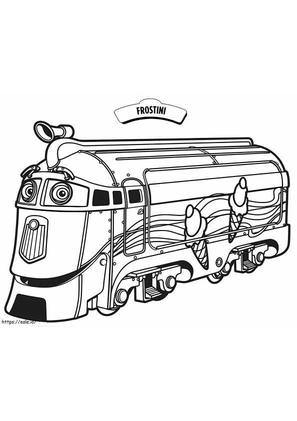 Frostini Not Chuggington coloring page