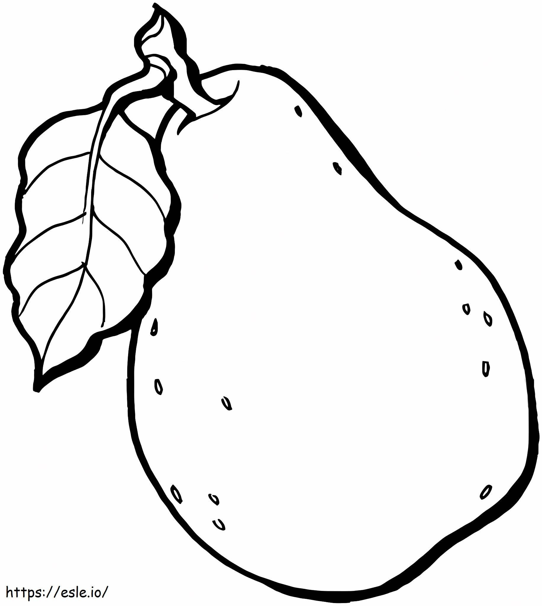 Amazing Guava coloring page