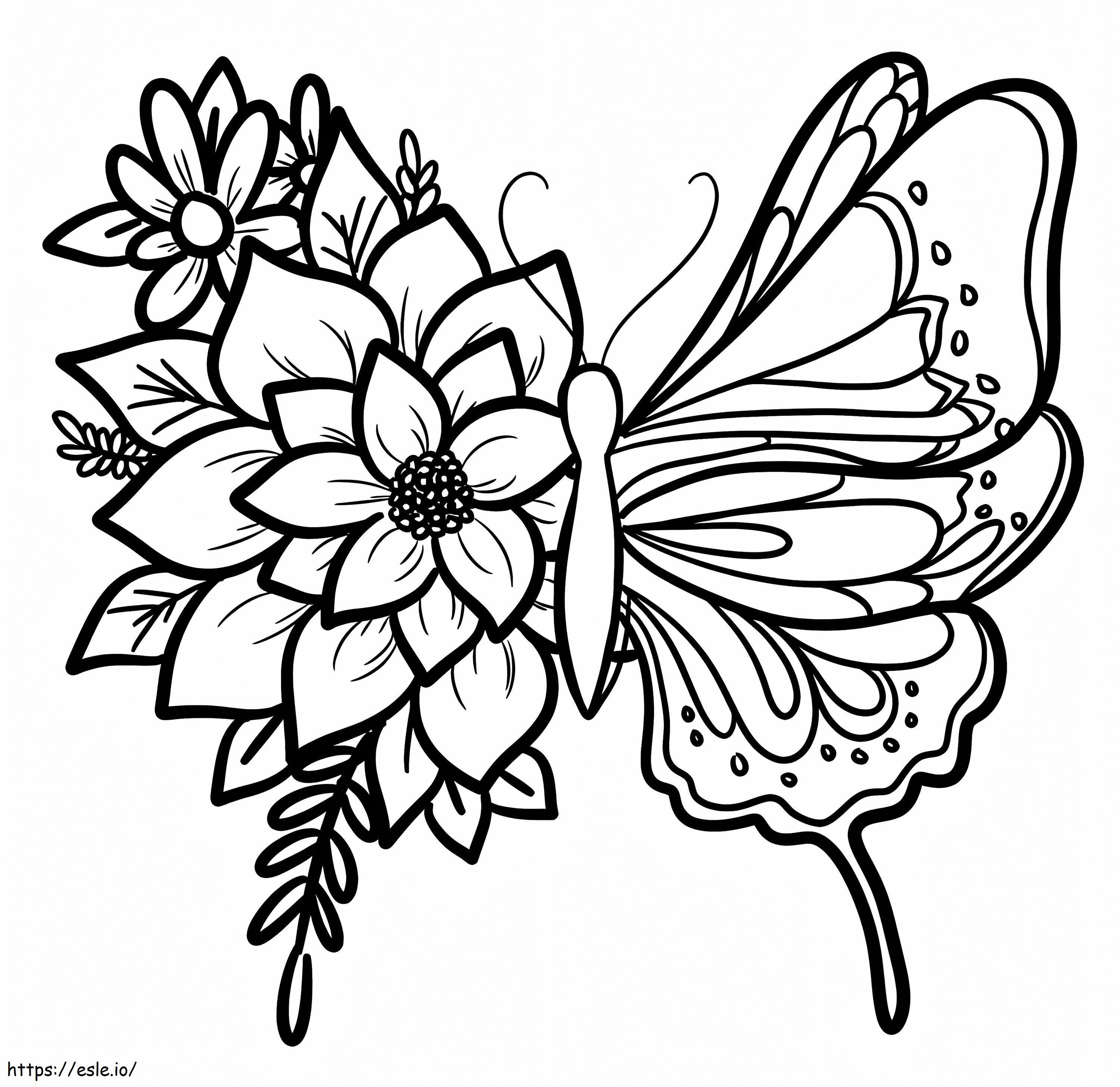 Coloriage Papillon 1 à imprimer dessin