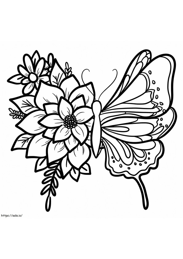 borboleta 1 para colorir