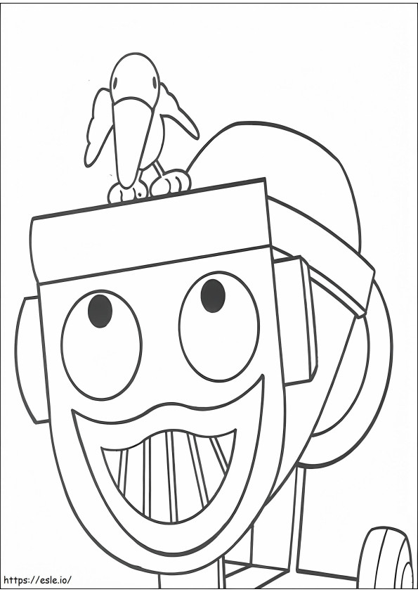 Dizzy And Hamish A4 coloring page
