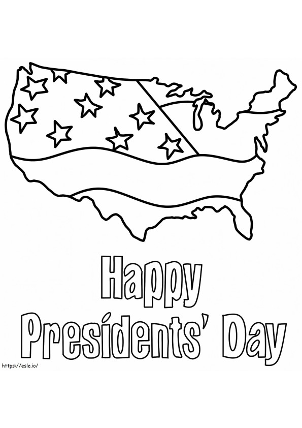 Presidents Day 10 coloring page