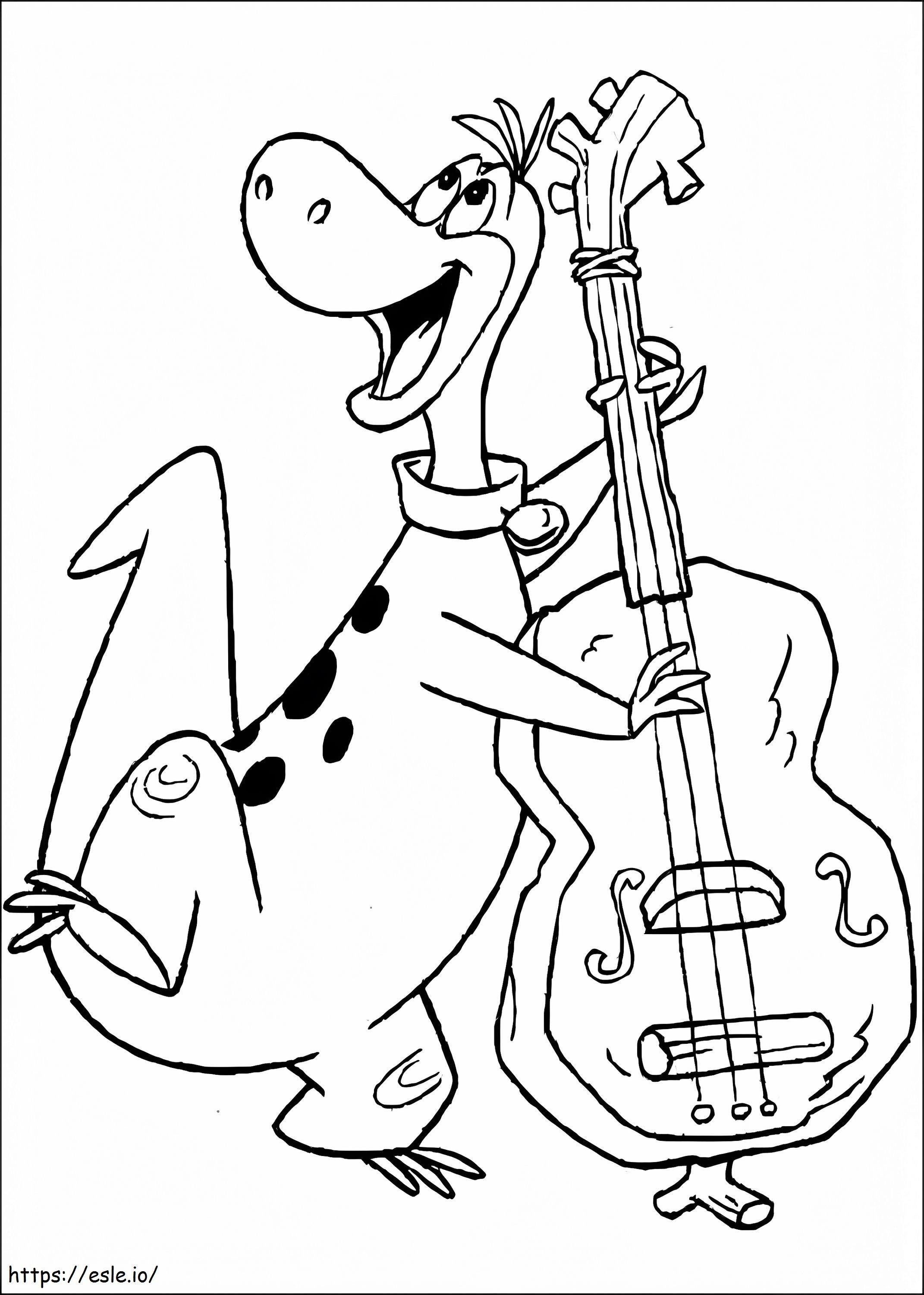 Dino From The Flintstones coloring page
