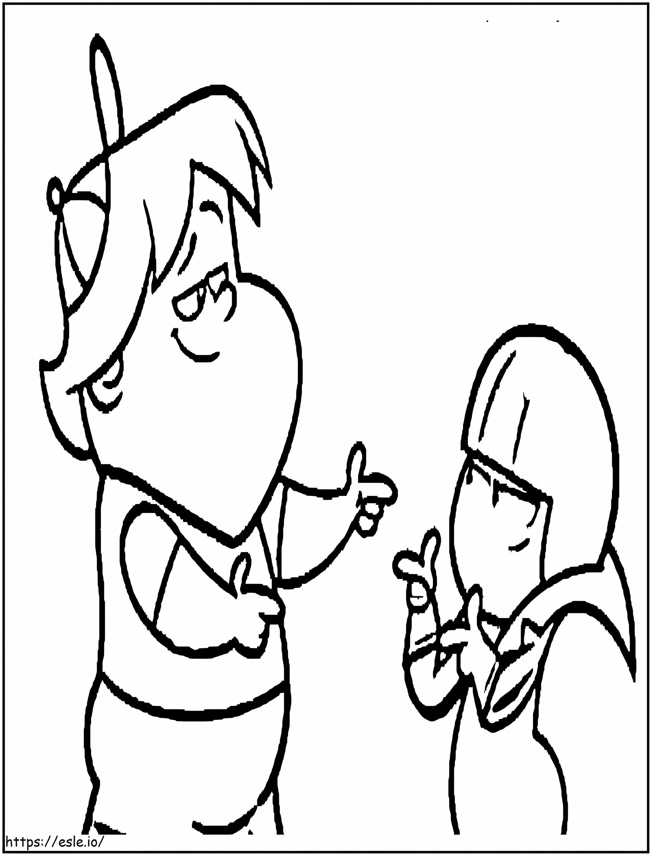 Kick Buttowski And Gunther 1 coloring page