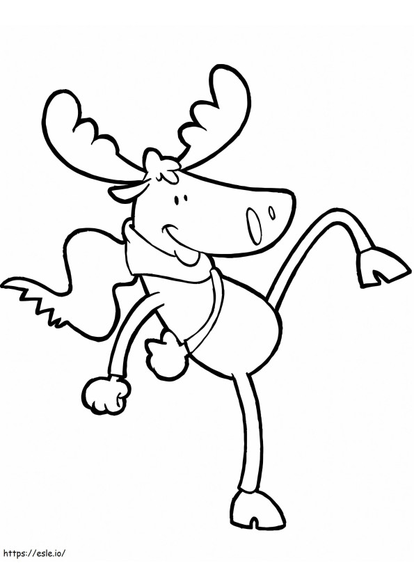 Cartoon-Elch