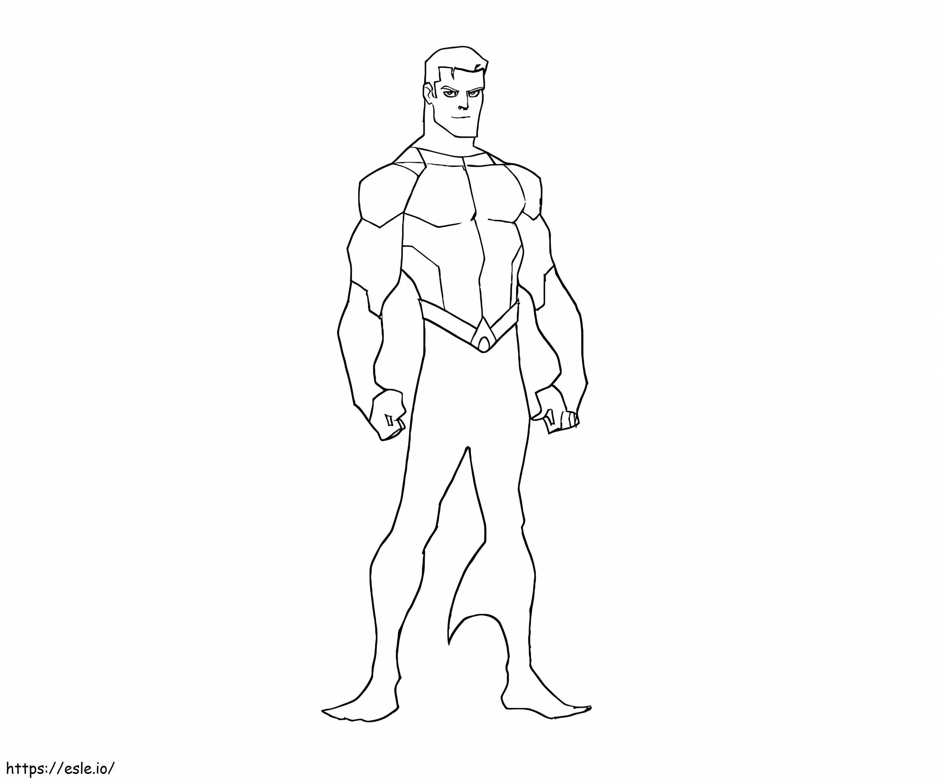 Gran Aquaman coloring page