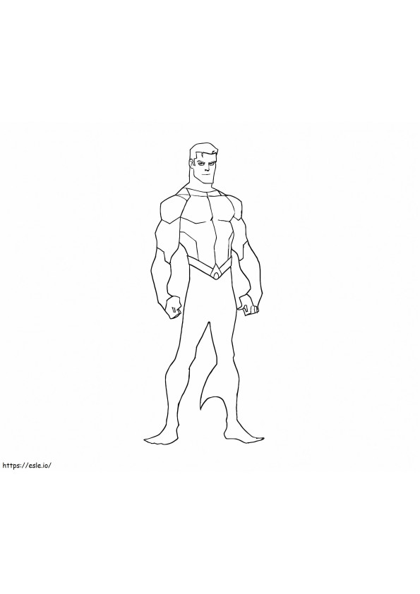 Coloriage Grand Aquaman à imprimer dessin