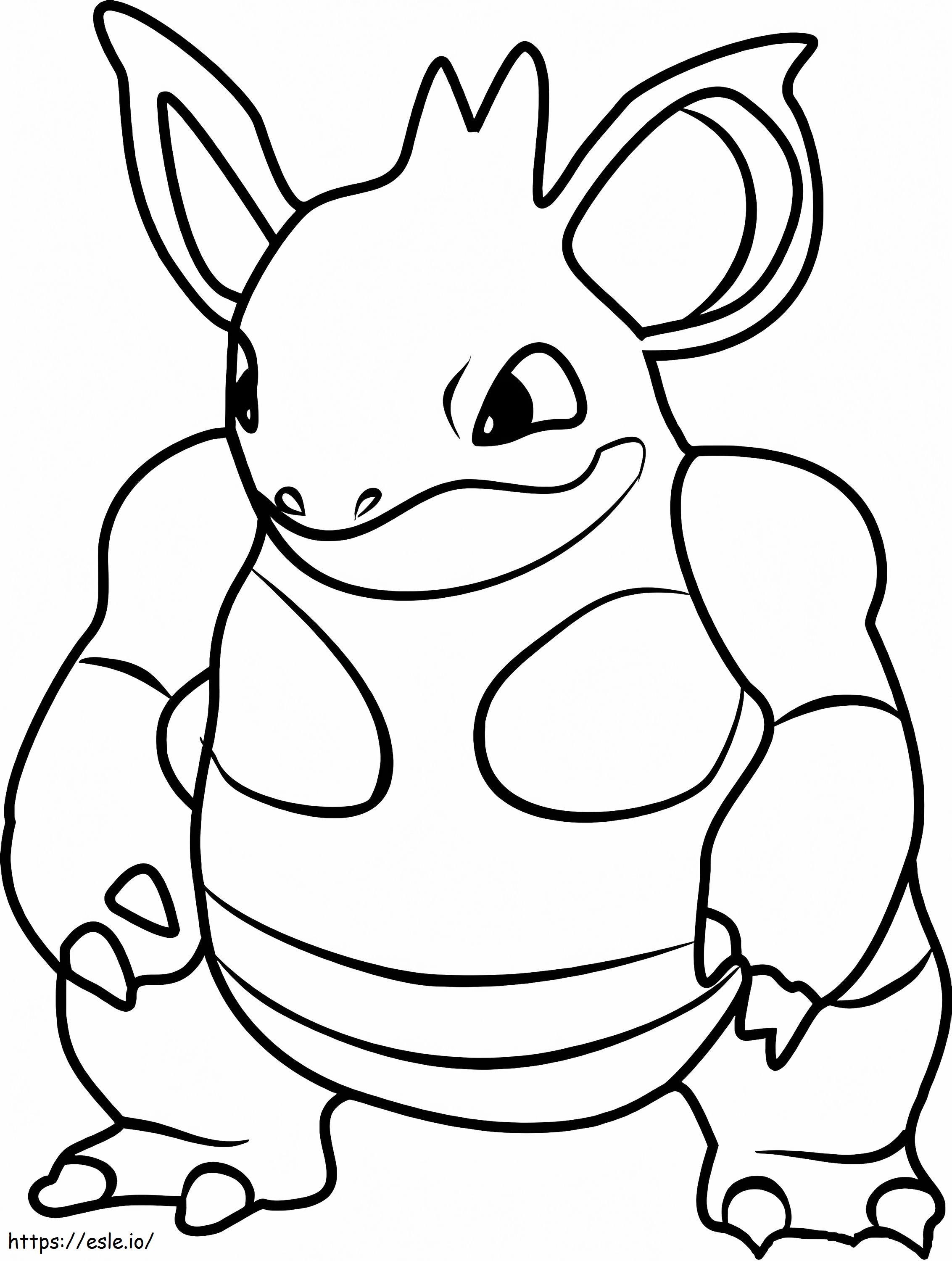 Nidoqueen 1 coloring page
