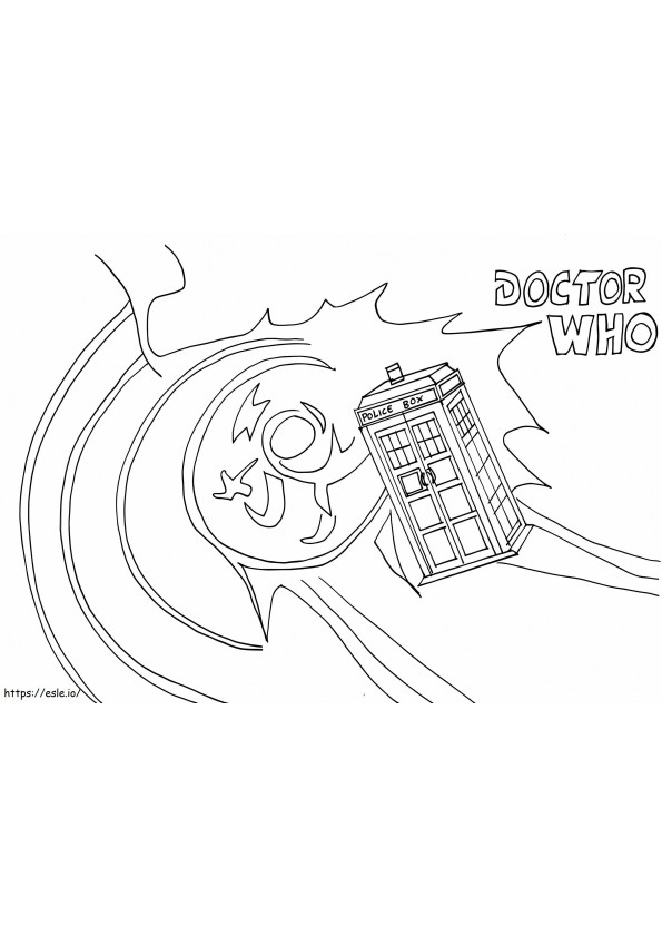 Doctor Who6 kleurplaat