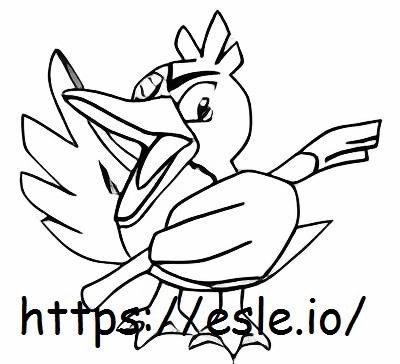 Farfetch_D coloring page