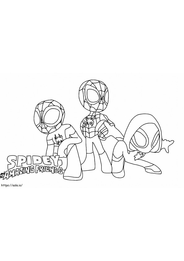 Free Spidey And His Amazing Friends coloring page