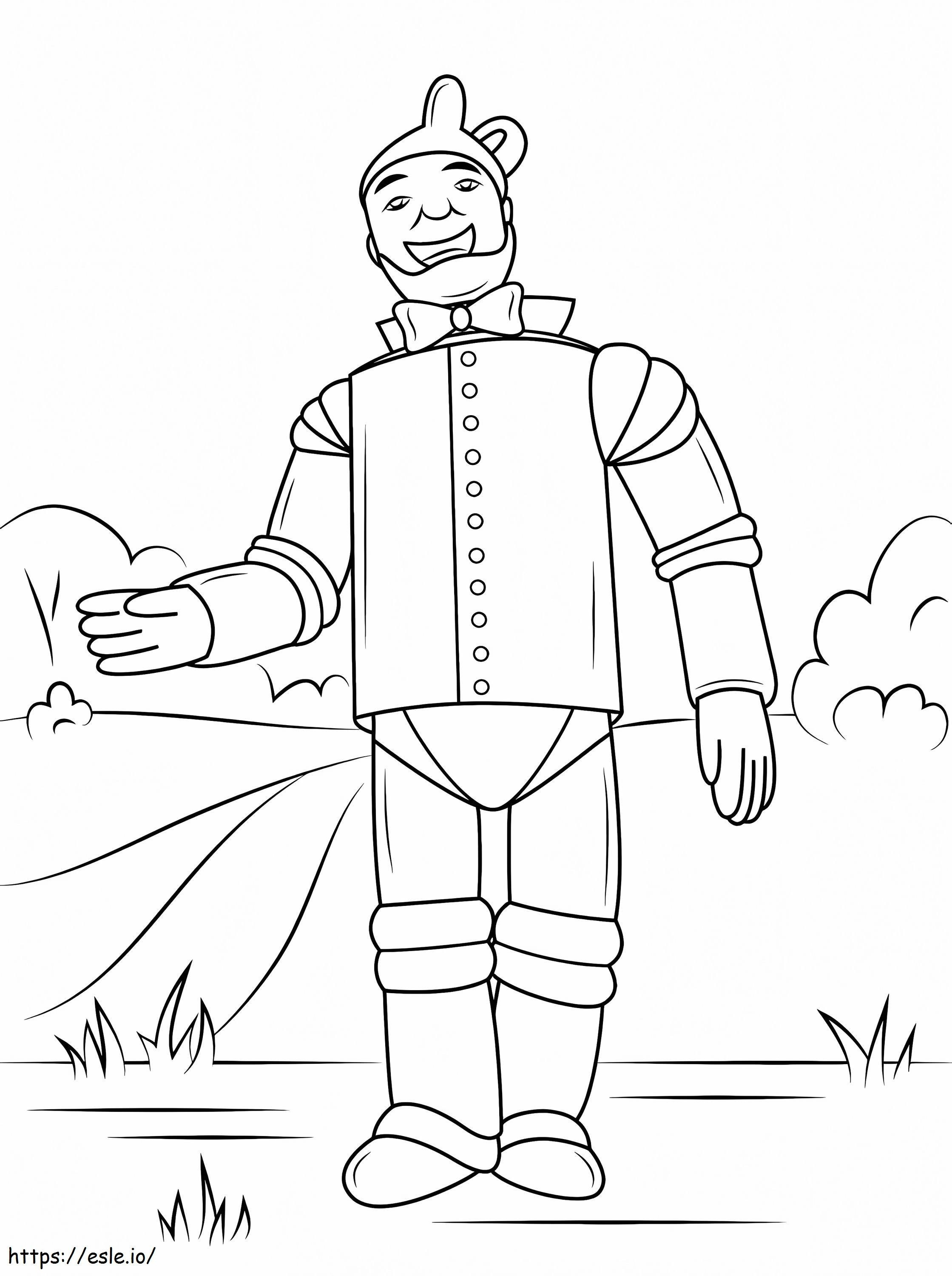 Wizard Of Oz Tin Man coloring page