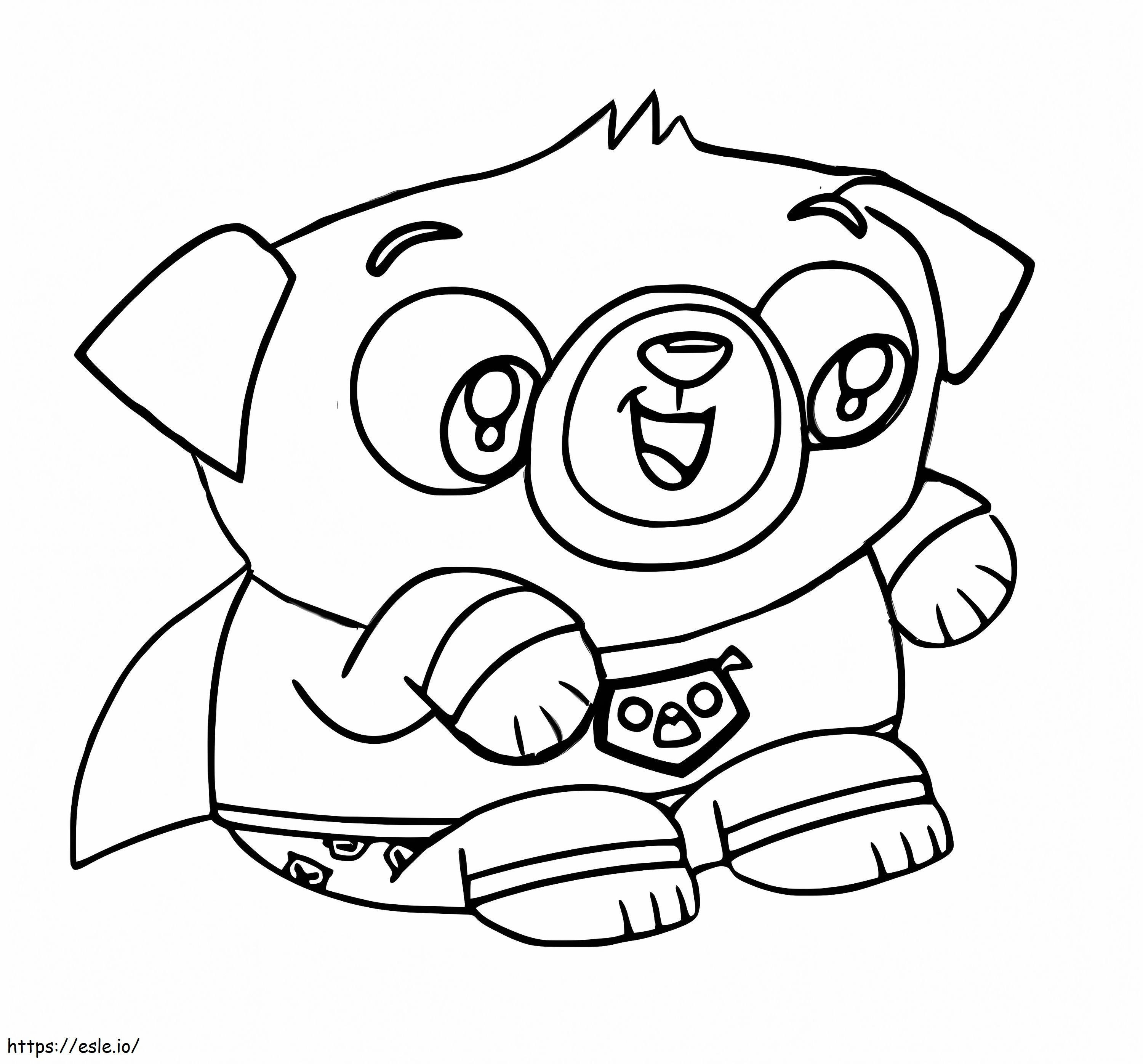 Spud Pug From Chip And Potato coloring page