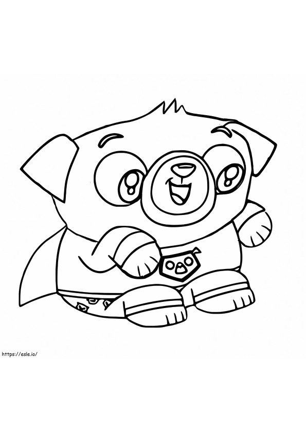 Spud Pug From Chip And Potato coloring page