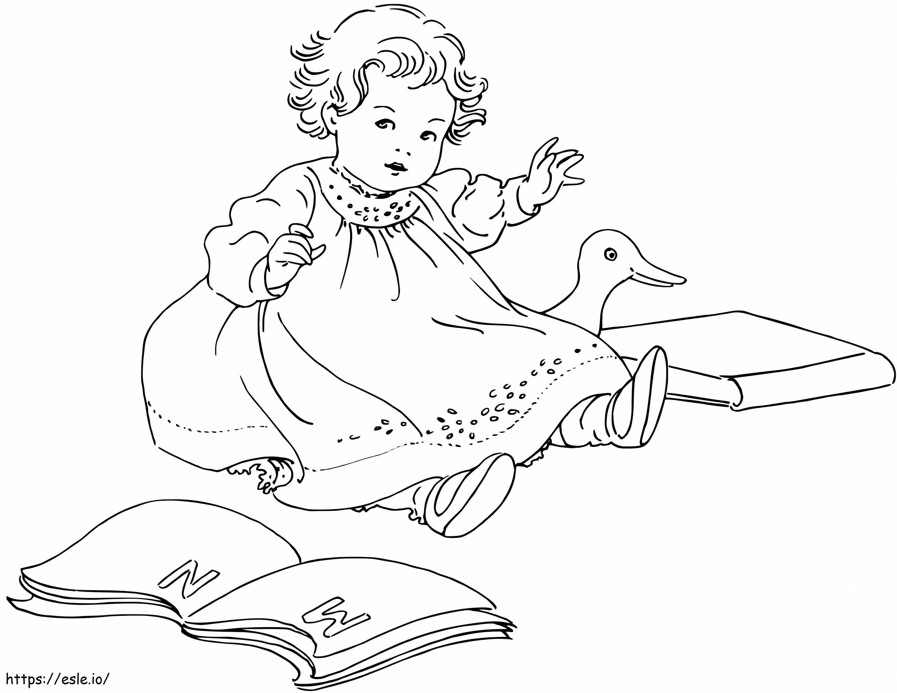 Little Girl coloring page