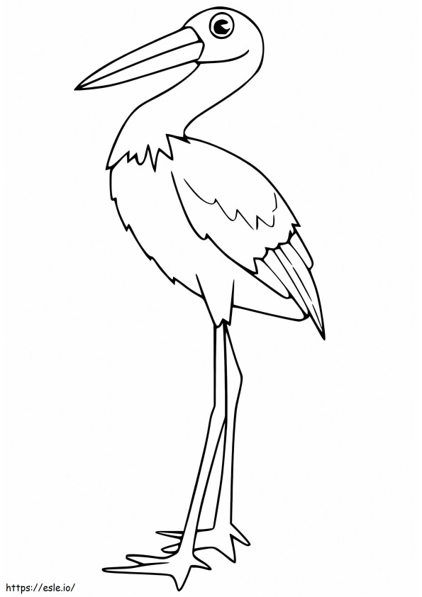 Kaunis Stork värityskuva